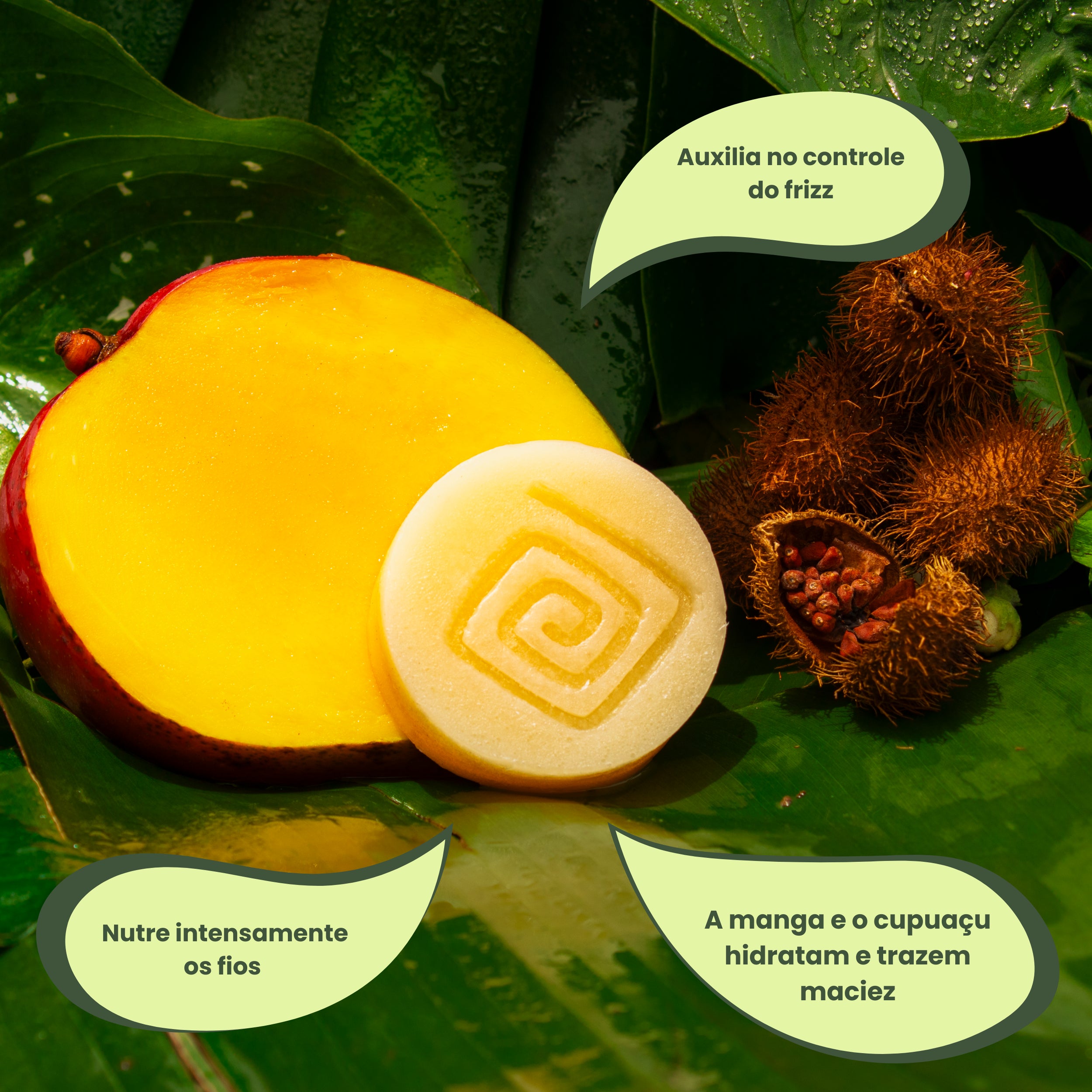 Condicionador em barra natural hidratante