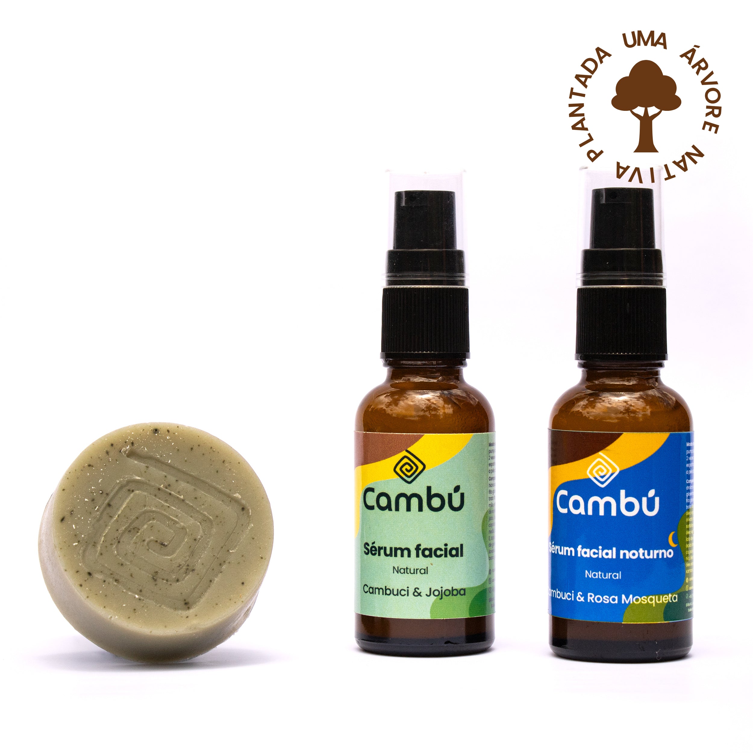 Kit rotina facial natural Cambú - Dia & Noite