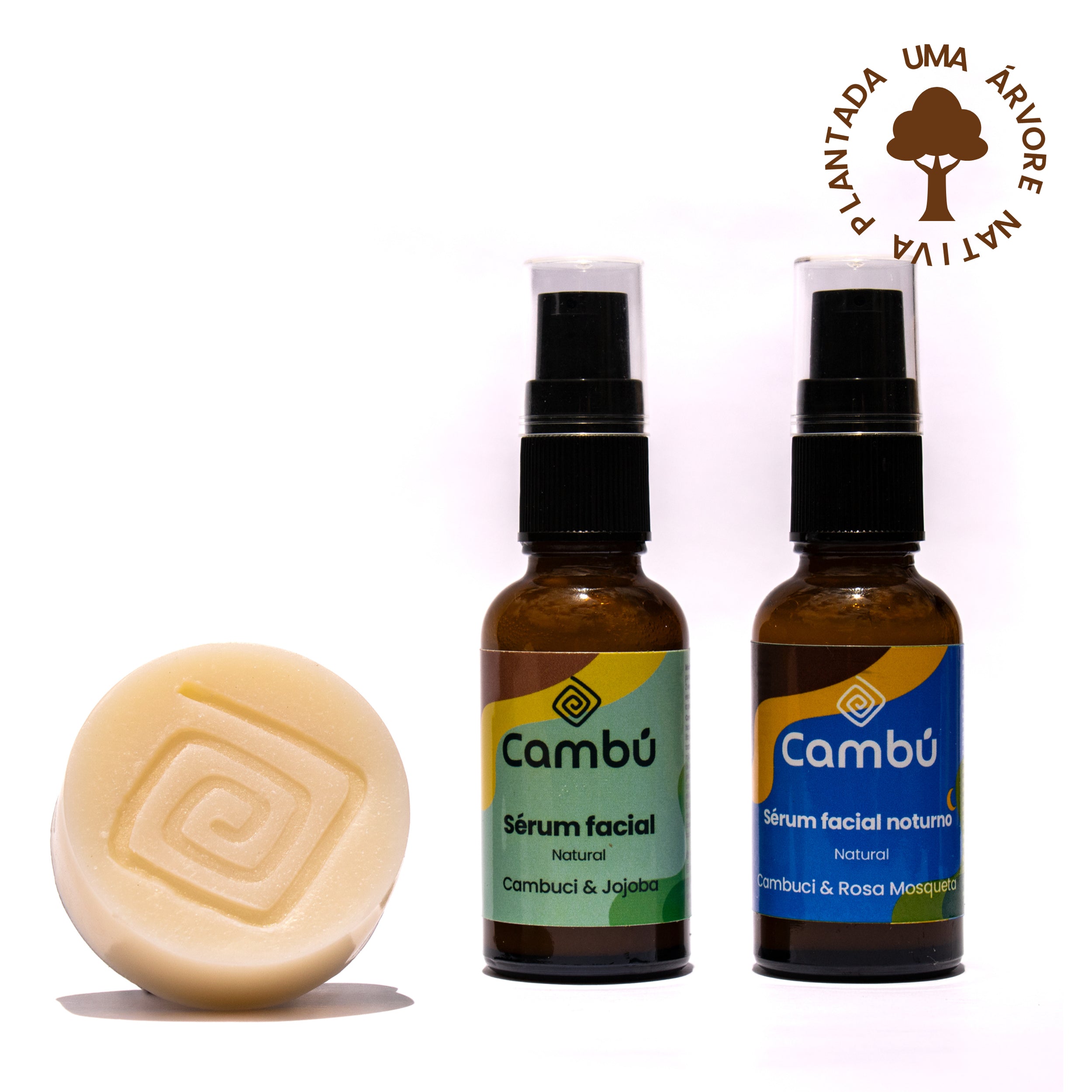 Kit rotina facial natural Cambú - Dia & Noite