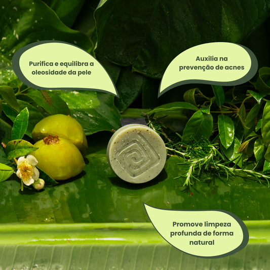 Sabonete facial natural antioleosidade