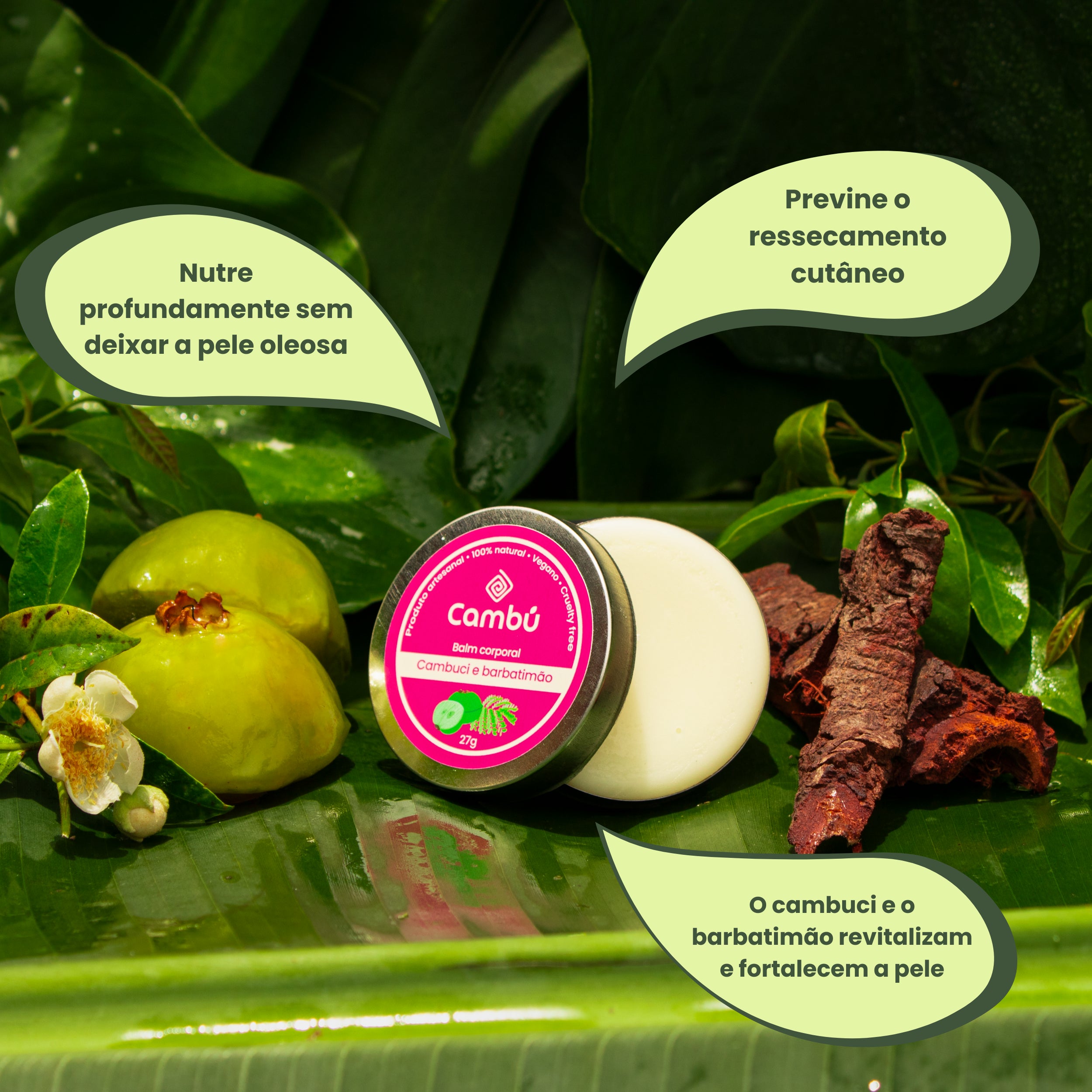 Balm corporal natural hidratante