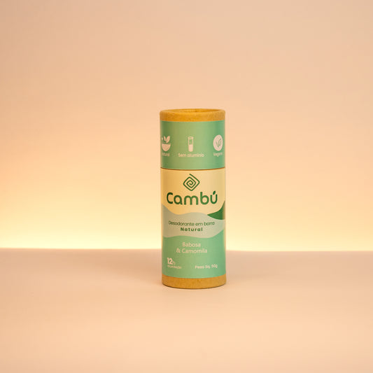 Desodorante natural em barra Babosa & Camomila
