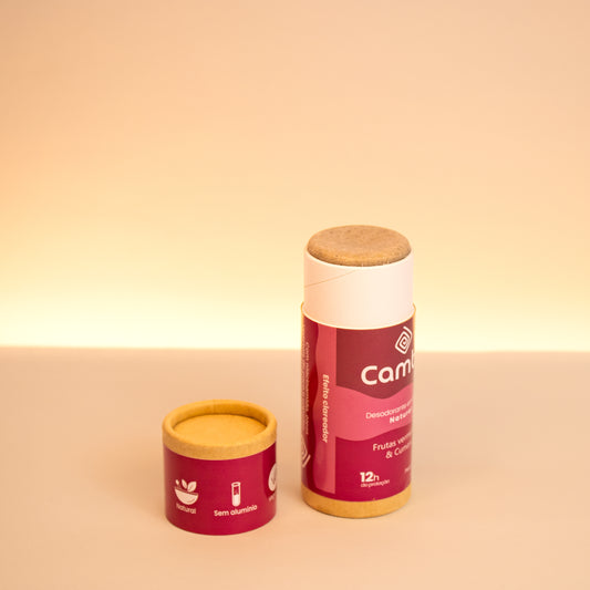 Desodorante natural em barra Frutas vermelhas & Cumaru