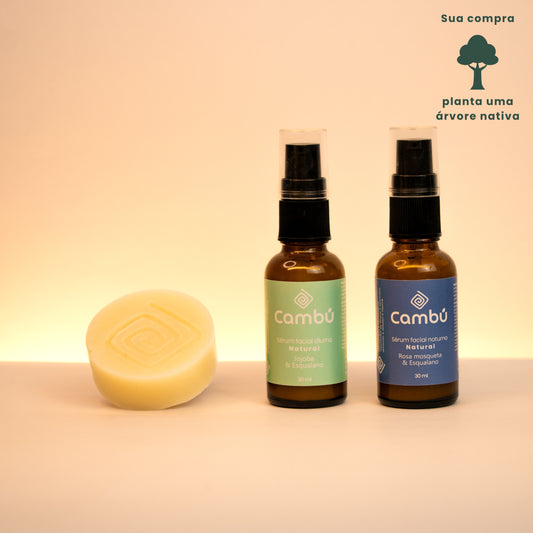 Kit rotina facial natural Cambú - Dia & Noite