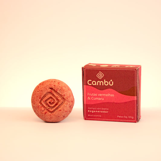 Xampú em barra natural regeneração